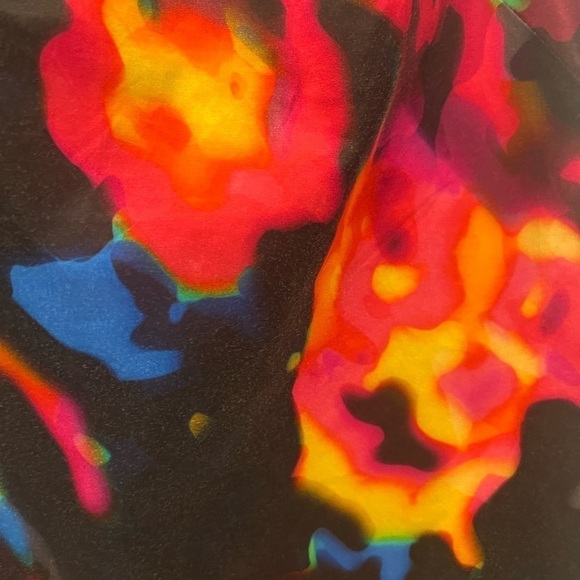 NWT!! Milly New York Rosette A-line Mini Dress. Size 4. Beautiful vibrant print. - Picture 3 of 11